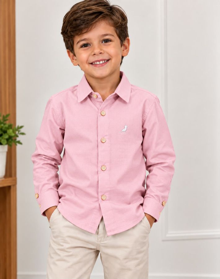 Camisa Social Infantil Estrela
